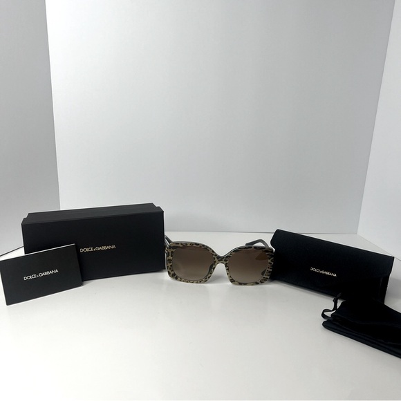 Dolce Gabbana Print Family (Leopard) Brown Gradient Lens NEW!!!!!??️ main image 12